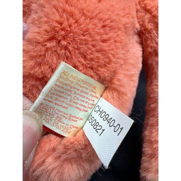 B Softie Orange Plush Bunny Stuffed Animal Toy By Battat 10" Soft Polyester Mate - Picture 3 of 8